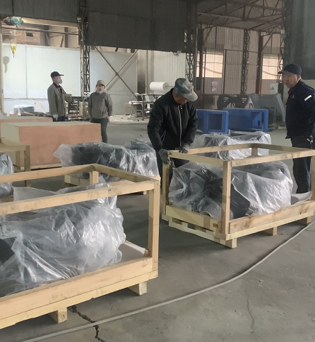 ন্যাশনাল এন্টারপ্রাইজ শেংজিয়ান সমৃদ্ধি থেকে 20 মিটার বুম ট্রাক কাউন্টারওয়েটের 11 ইউনিট অর্ডার করে