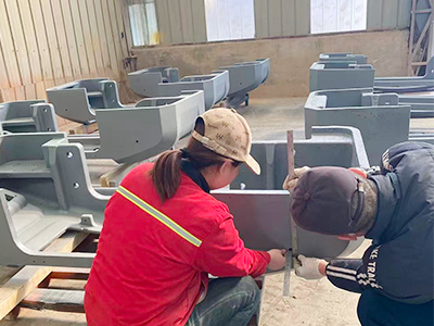 শিল্প চ্যালেঞ্জ জয়! Zunhua Shengjian Fanrong মেশিনারি সফলভাবে এক্সকাভেটর কাউন্টারওয়েট বক্রতা ফিট এবং মাউন্টিং সারফেস প্রিসিশন সংক্রান্ত সমস্যাগুলি সমাধান করে