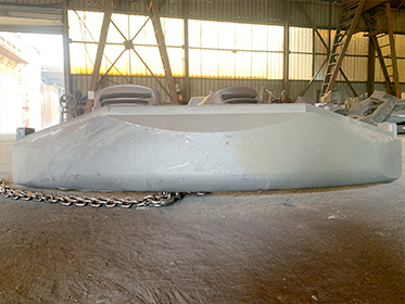 Zunhua Shengjian Fanrong Machinery Co., Ltd. নতুন ক্লায়েন্টের মিনি-এক্সকাভেটরদের জন্য টেইল কাউন্টারওয়েট নমুনা সরবরাহ সম্পূর্ণ করে